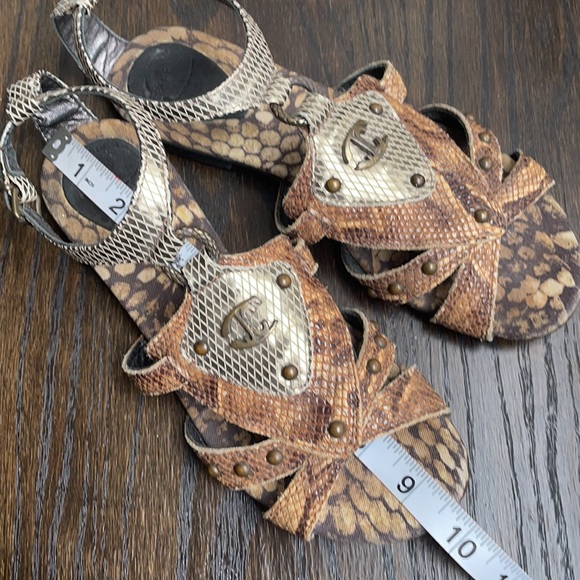 Just Cavalli Vintage leather sandals - Picture 11 of 11